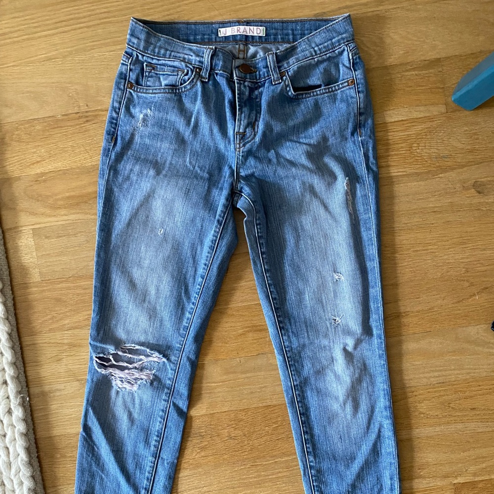 Lightly worn jeans